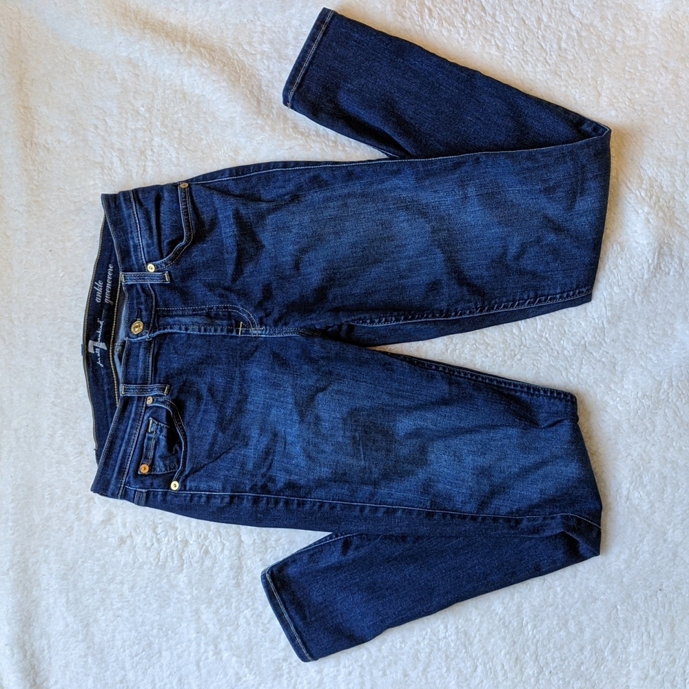 7 for all mankind Gwenevere Skinny Ankle Jean, Size 27